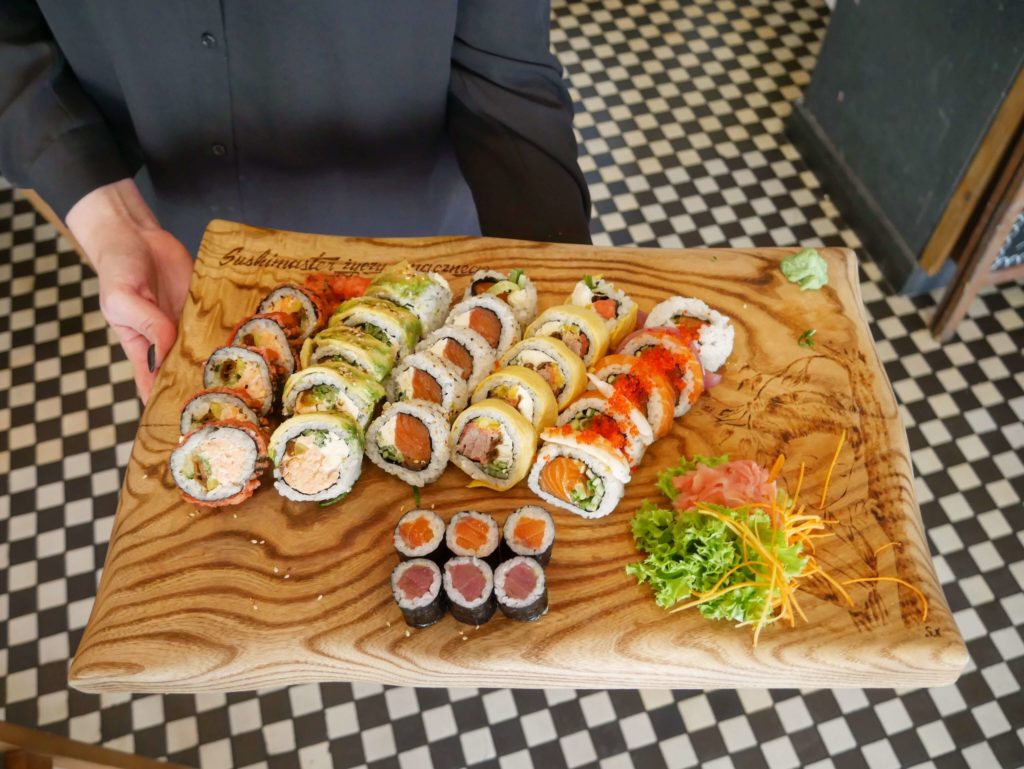 эстетика подачи суши